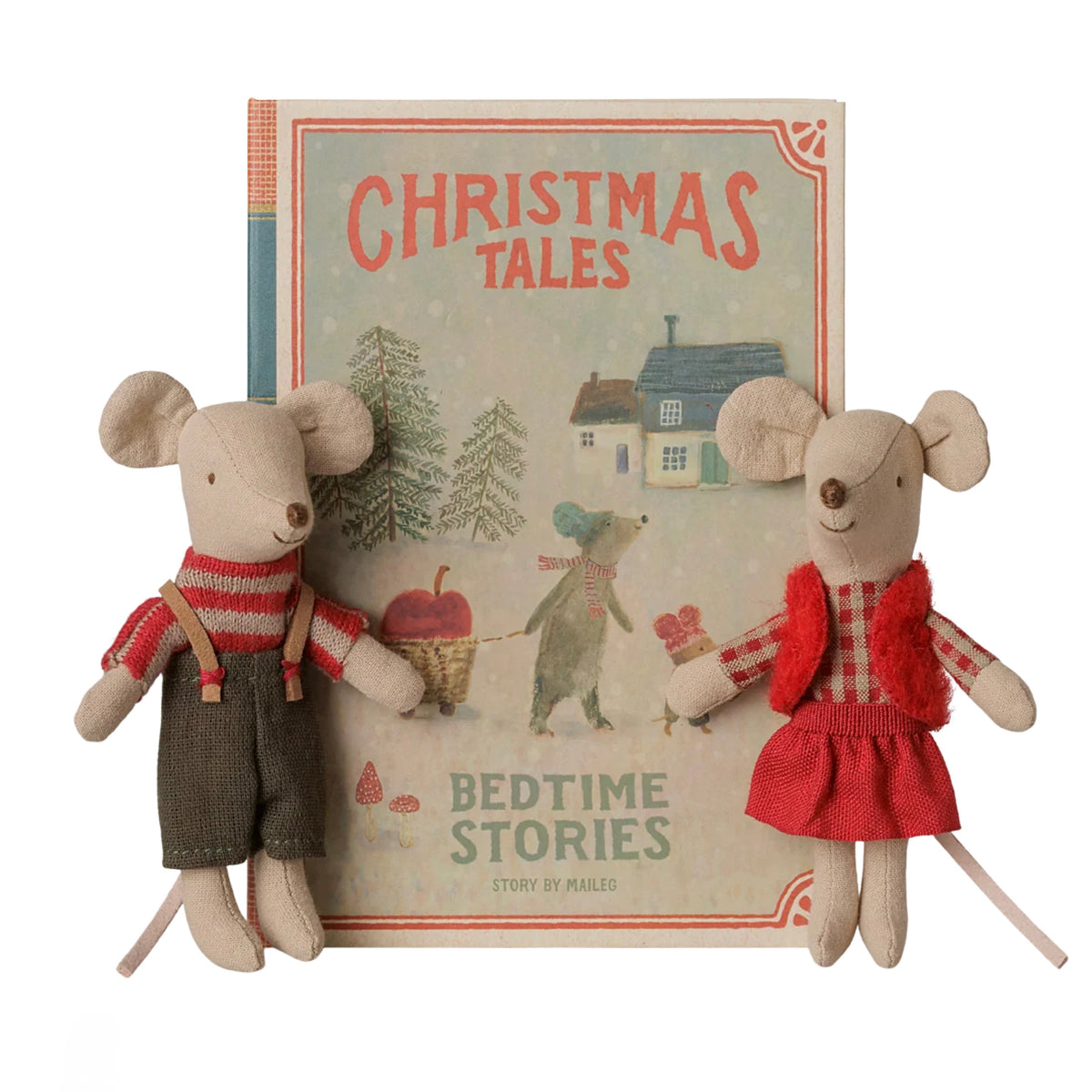 Weihnachtsmaus Zwillinge kleine Schwester & Bruder im Buch