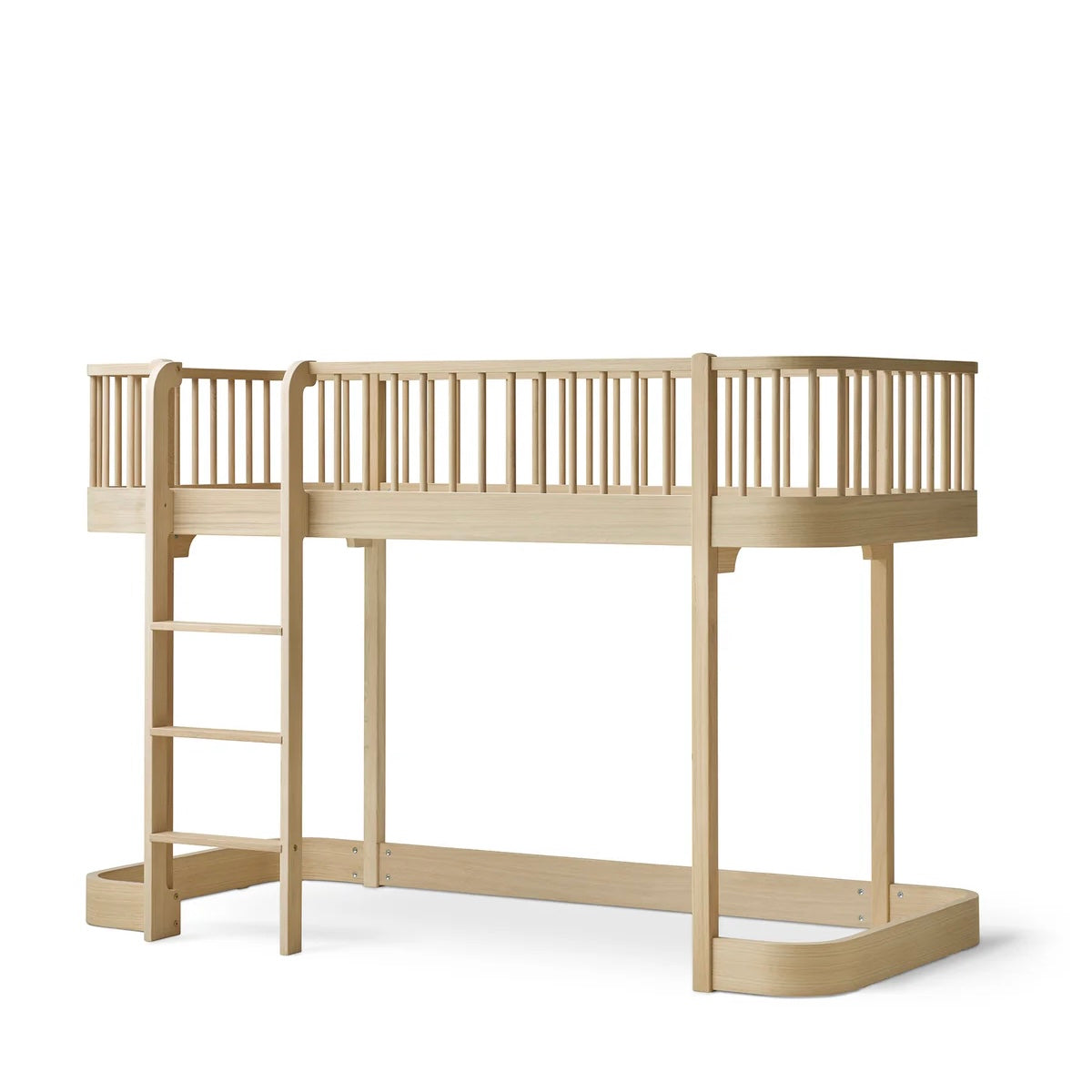 Wood Original halbhohes Hochbett - Eiche