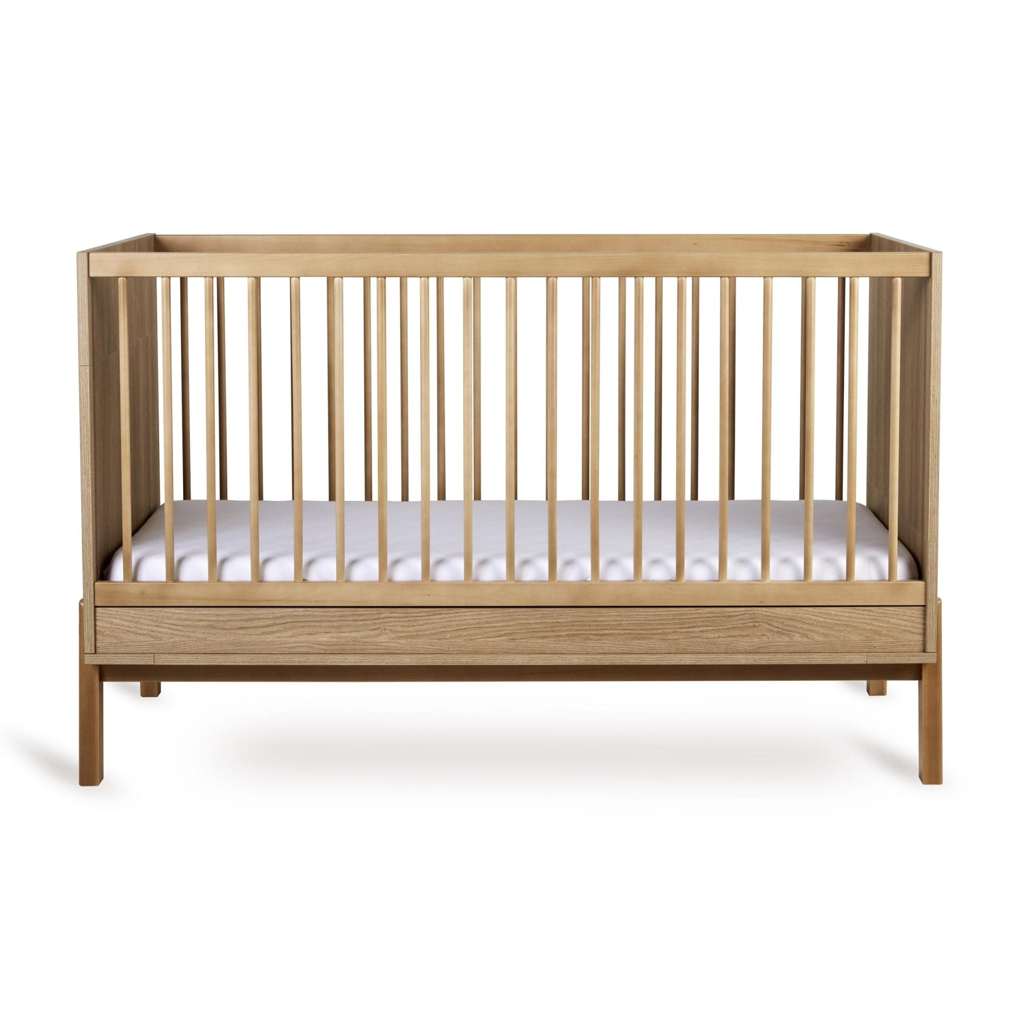 Babybett Ashi - Honey Ash 140x70cm (inkl. Umbaumöglichkeit in ein Kinderbett 140x70cm) - little something