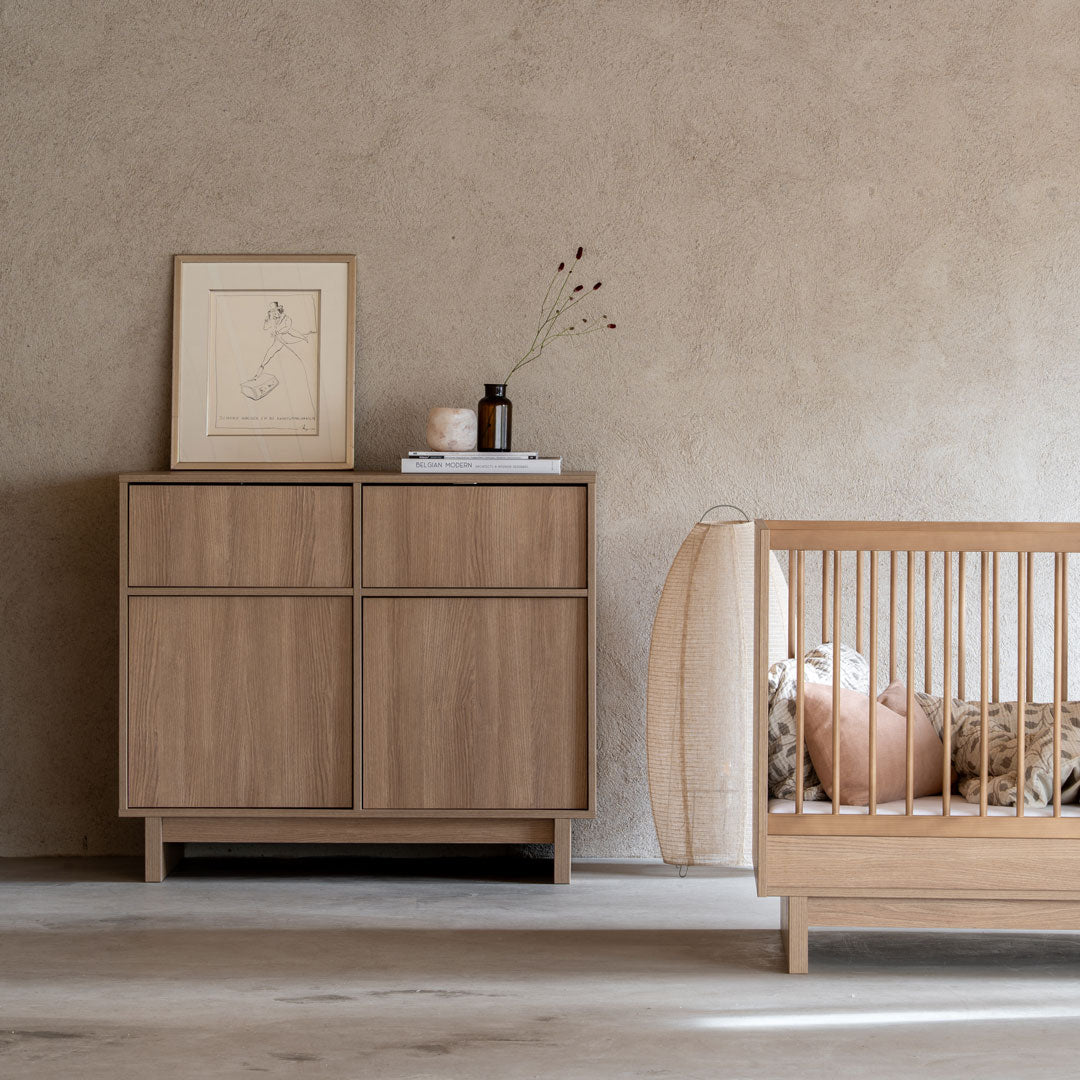 Babybett Kyo - Honey Ash 120x70cm - little something