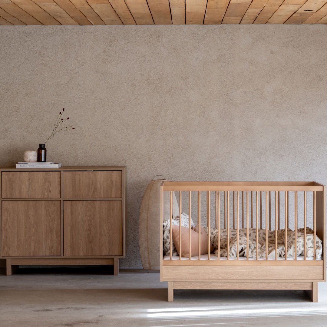 Babybett Kyo - Honey Ash 120x70cm - little something