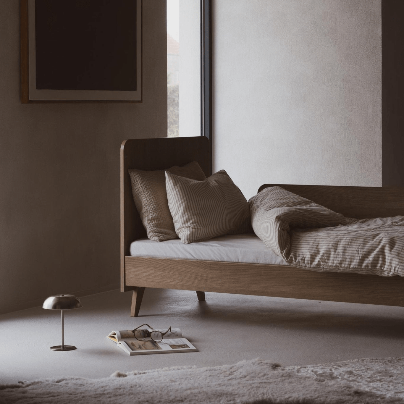 Babybett Loft - Honey Ash 140x70cm (inkl. Umbaumöglichkeit in ein Kinderbett 140x70cm) - little something