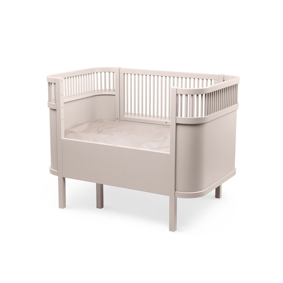 Babybett Sebra (inkl. Umbaumöglichkeit in ein Kinderbett) - Birchbark Rose - little something