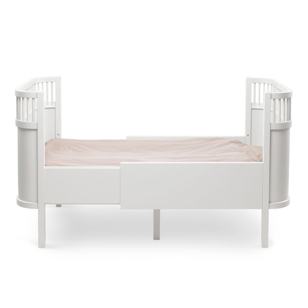 Babybett Sebra (inkl. Umbaumöglichkeit in ein Kinderbett) - Classic White - little something