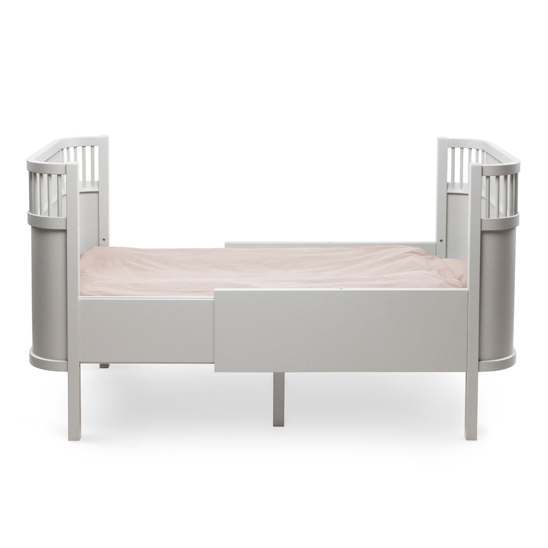Babybett Sebra (inkl. Umbaumöglichkeit in ein Kinderbett) - Stone Grey - little something