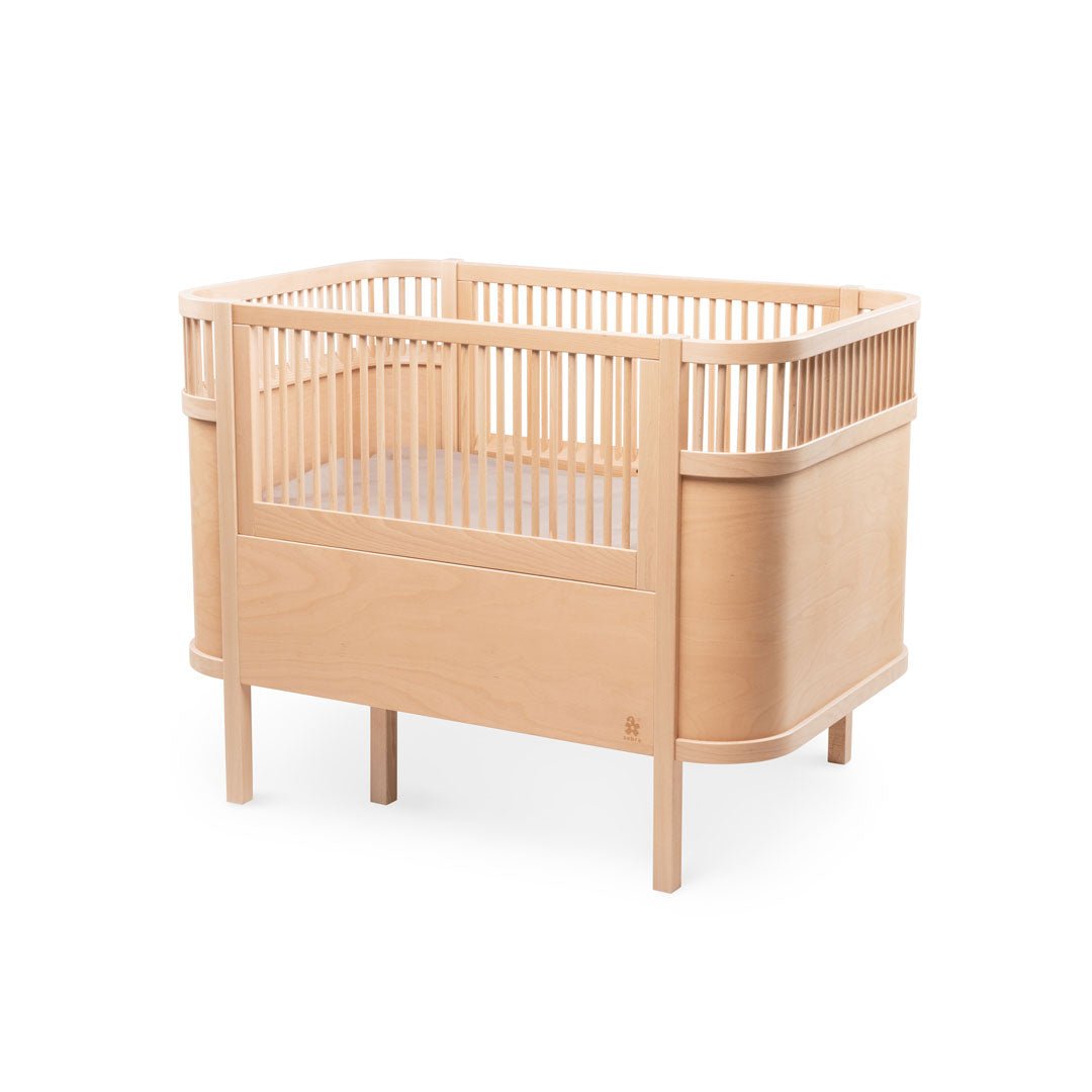 Babybett Sebra (inkl. Umbaumöglichkeit in ein Kinderbett) - Wooden Edition - little something