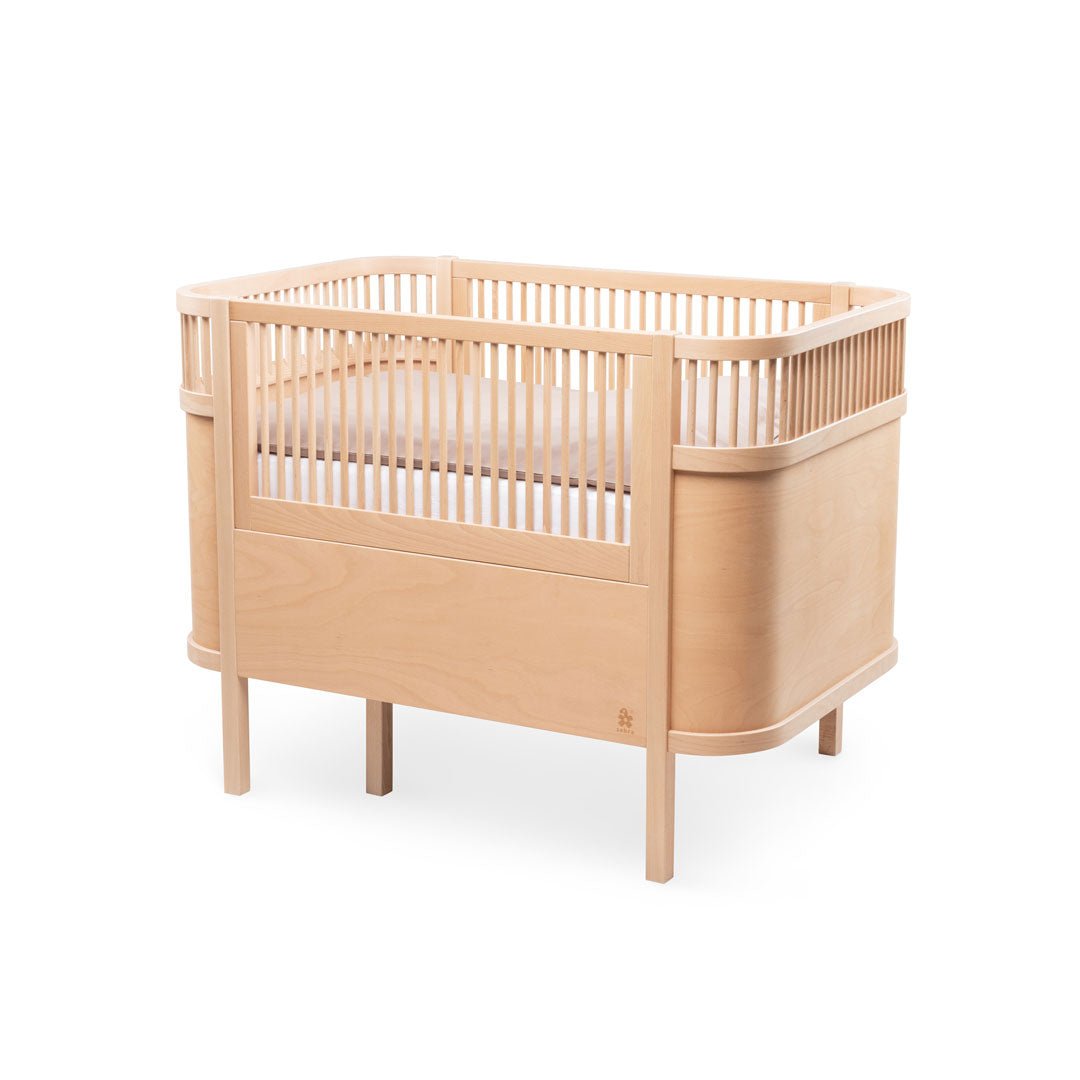 Babybett Sebra (inkl. Umbaumöglichkeit in ein Kinderbett) - Wooden Edition - little something