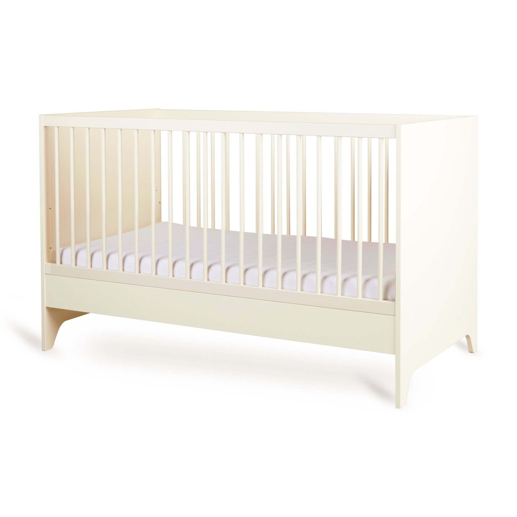 Babybett Tsugi - Butter 140x70cm (inkl. Umbaumöglichkeit in ein Kinderbett 140x70cm) - little something