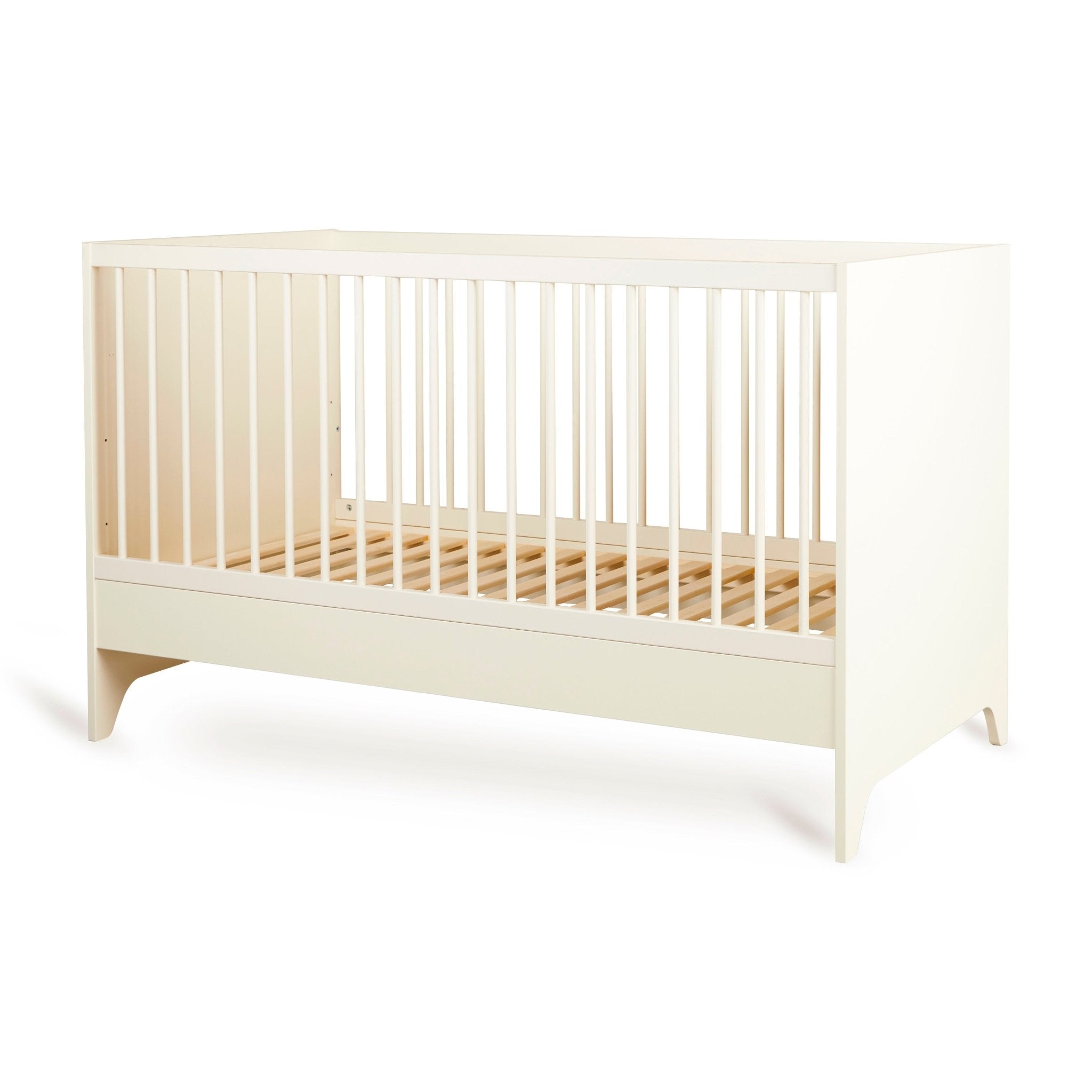 Babybett Tsugi - Butter 140x70cm (inkl. Umbaumöglichkeit in ein Kinderbett 140x70cm) - little something