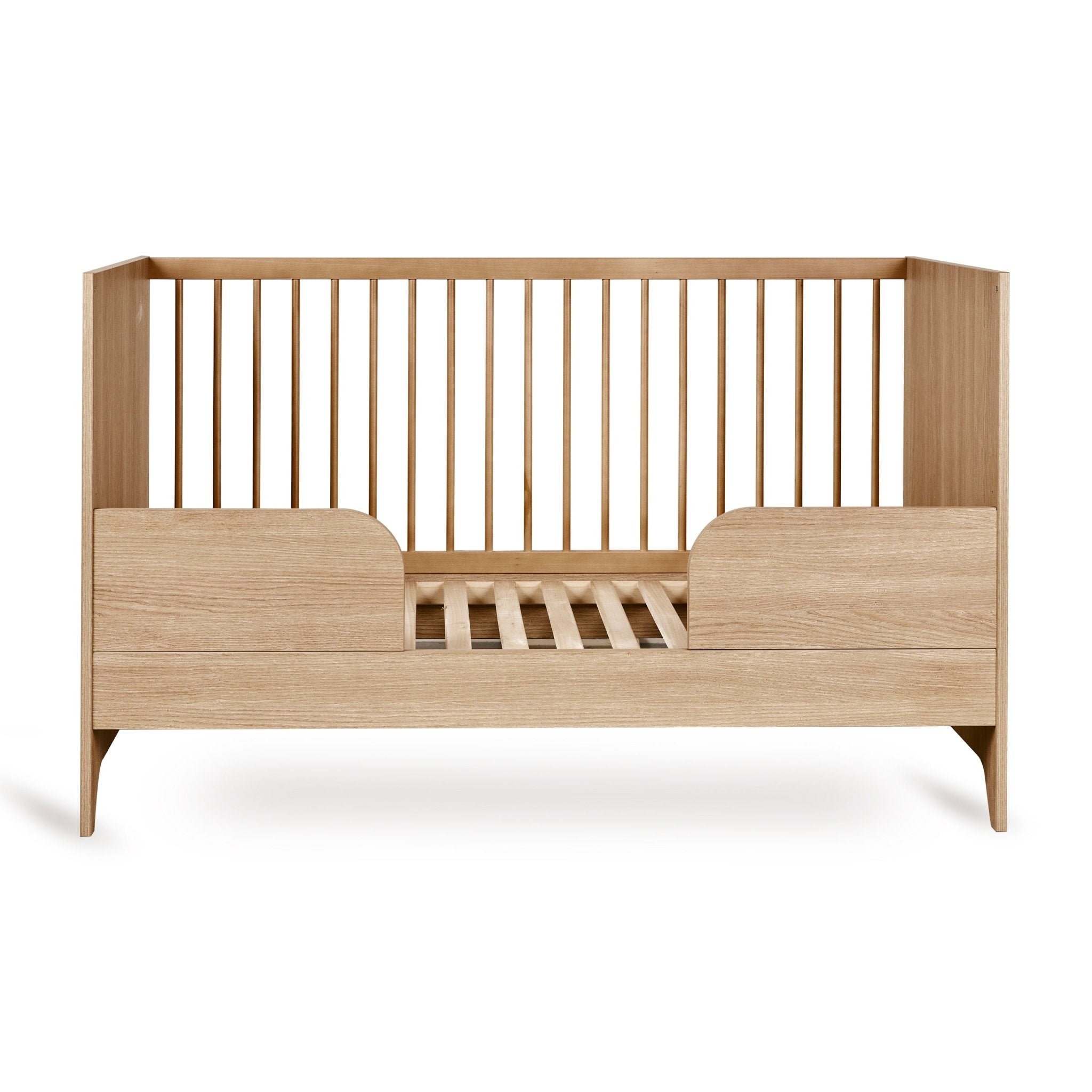 Babybett Tsugi - Honey Ash 140x70cm (inkl. Umbaumöglichkeit in ein Kinderbett 140x70cm) - little something