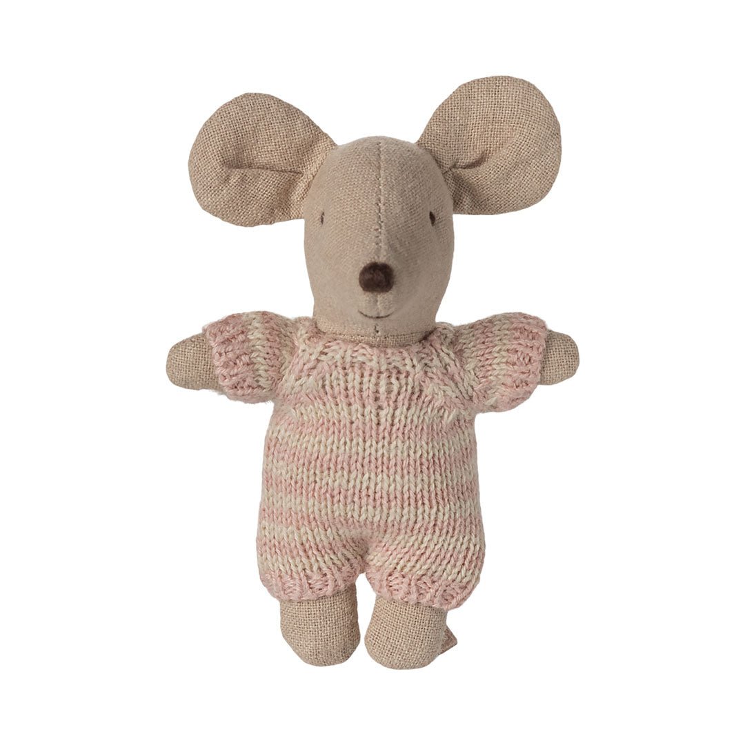 Babymaus in Tragetasche - Rose - little something