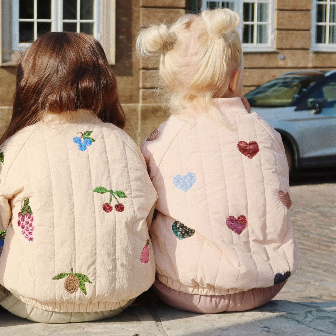 Bomberjacke "Juno Sequin Bomber Jacket" - Cameo Rose - little something