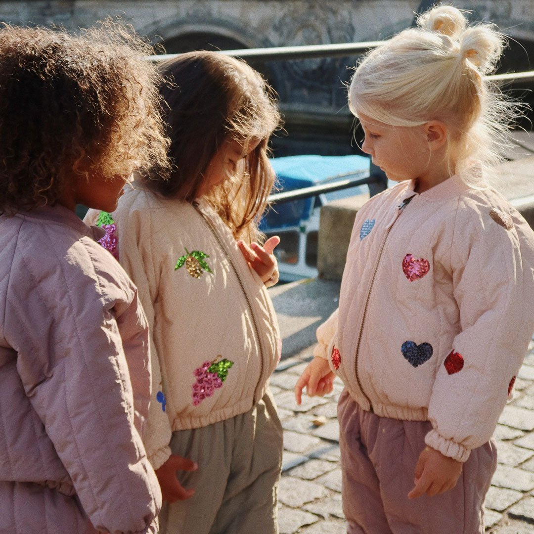 Bomberjacke "Juno Sequin Bomber Jacket" - Cameo Rose - little something