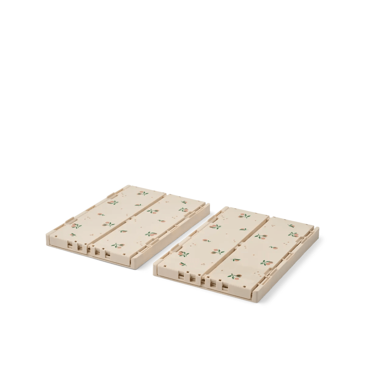Faltkiste 2er Set Weston printed Peach / Sea Shell M - little something
