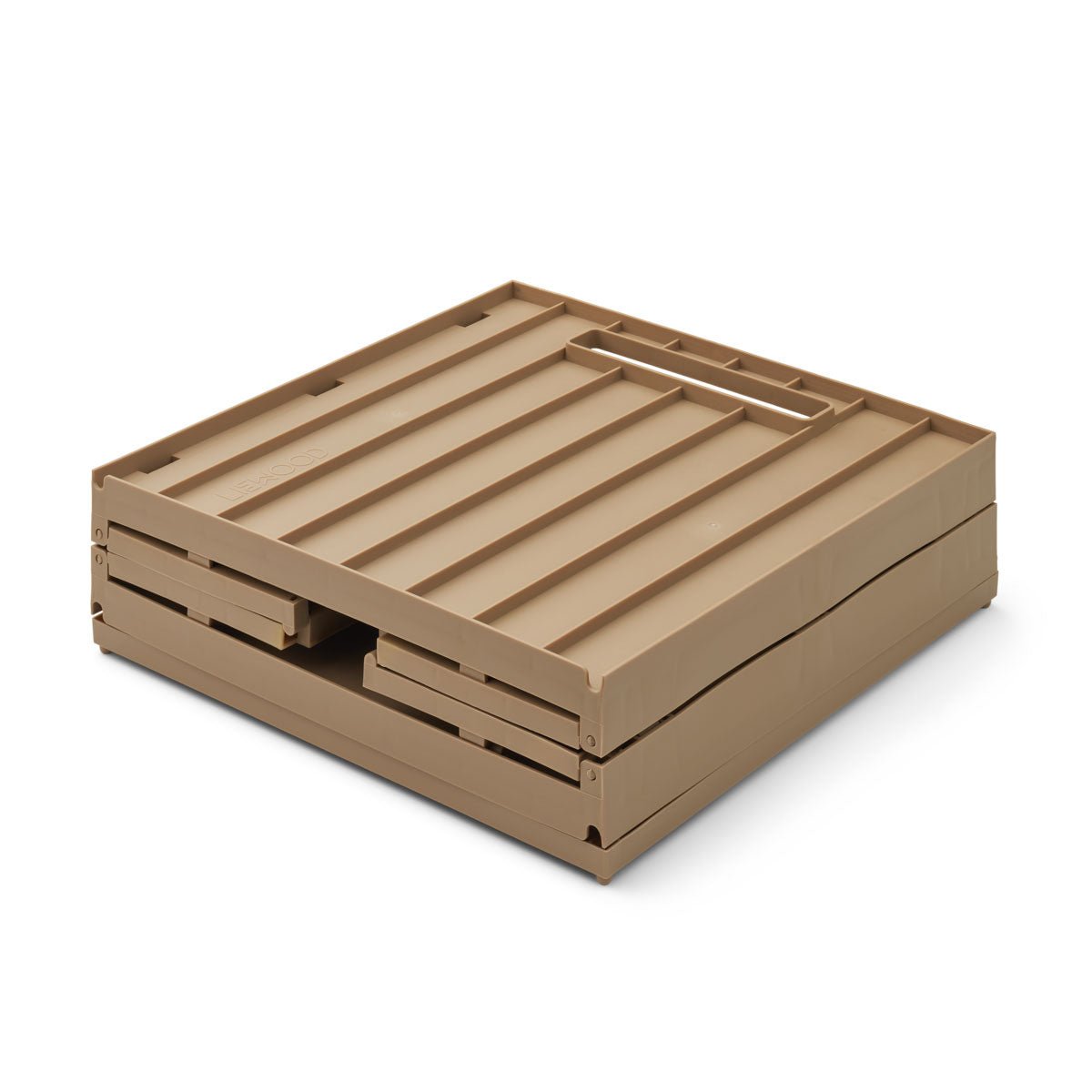 Faltkiste Elijah quadratisch mit Deckel - Oat - little something