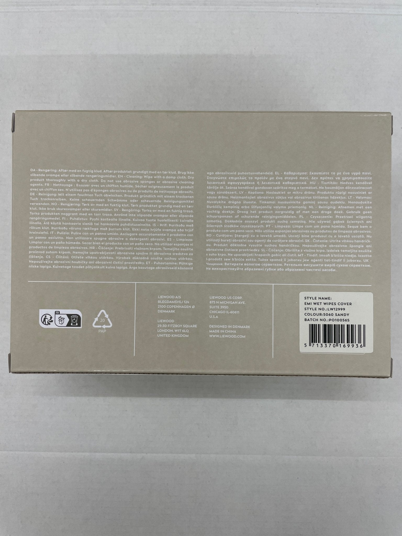 Feuchttücher - Box "Emi" mit Öhrchen sandy - little something