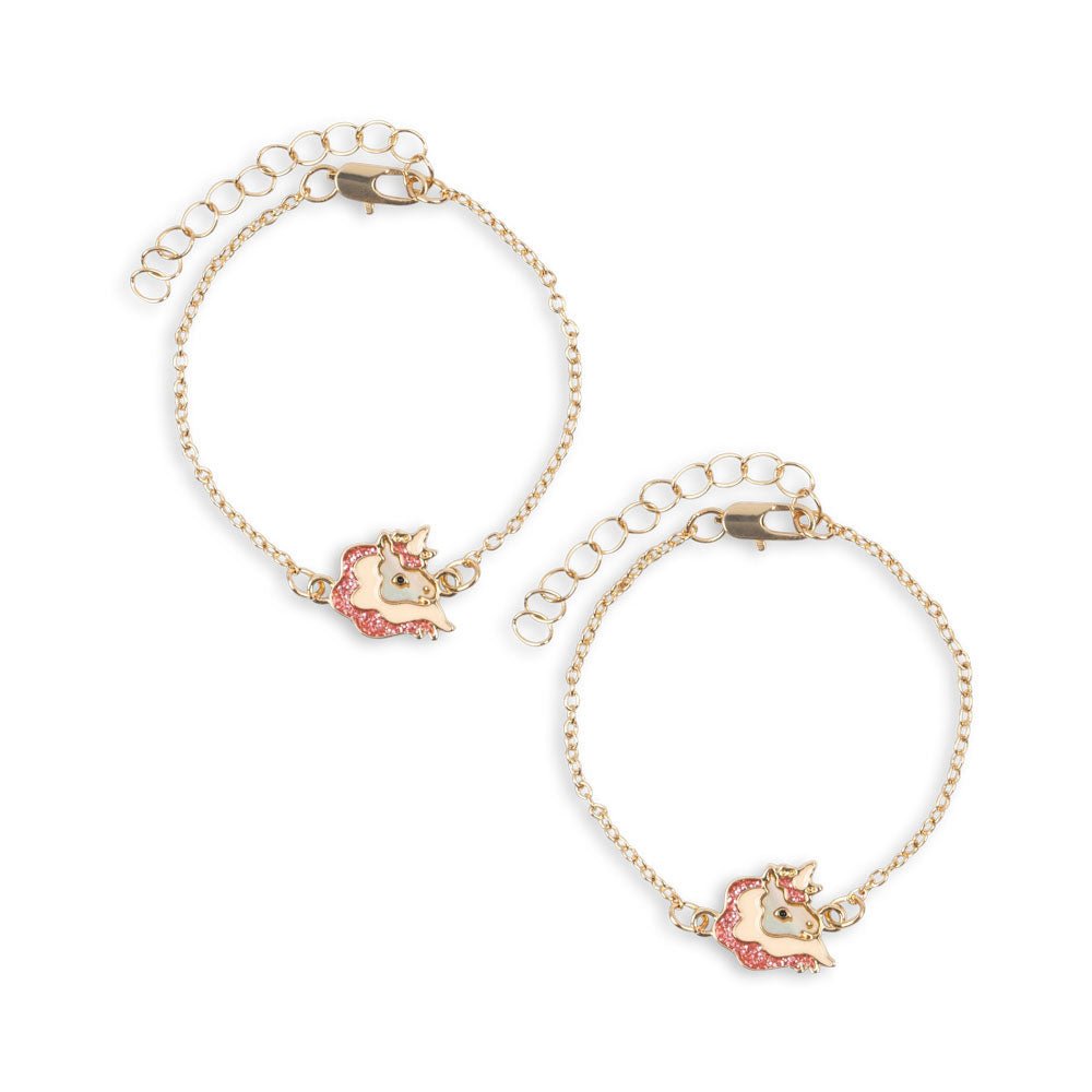 Freundschaftsarmbänder Einhorn 2er Set "Unicorn Bestie Bracelets" - little something