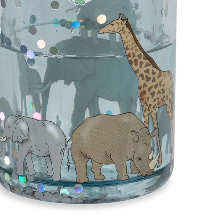Glitzerbecher Safari "Glitter Cup" - Blue - little something
