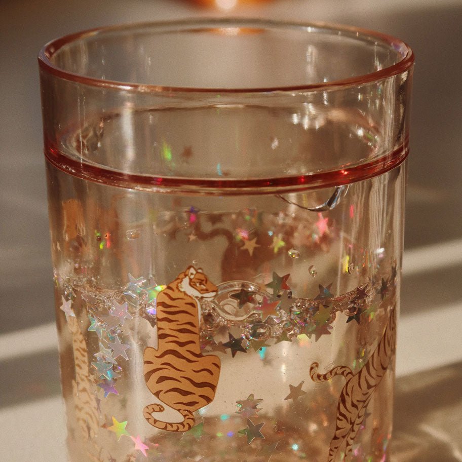 Glitzerbecher Tiger "Glitter Cup Roar" - little something