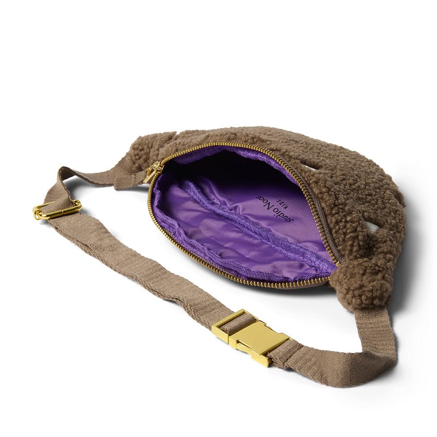 Gürteltasche Mini Teddy Fanny Pack baun "Hearts" - little something