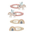 Haarspangen Einhorn & Regenbogen "Winged Unicorn & Rainbow" 4er Set - little something