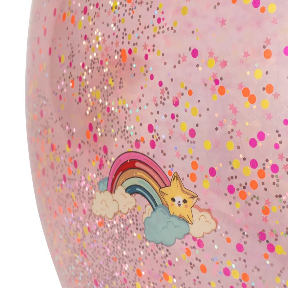 Hüpfball Glitzer - Regenbogen - little something