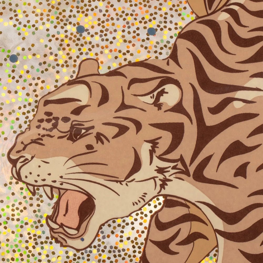Hüpfball Glitzer - Tiger - little something