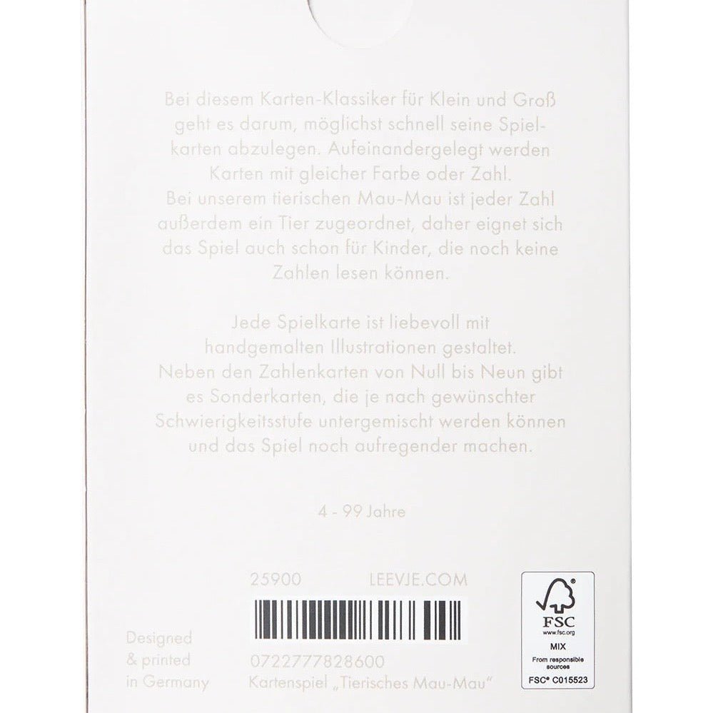 Kartenspiel "tierisches Mau Mau" - little something
