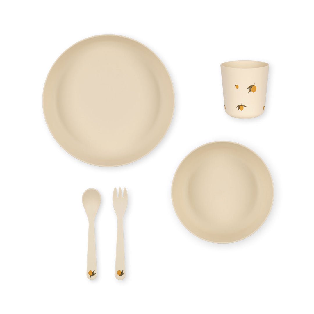 Kindergeschirr "Dinner Set" aus PLA - Lemon - little something