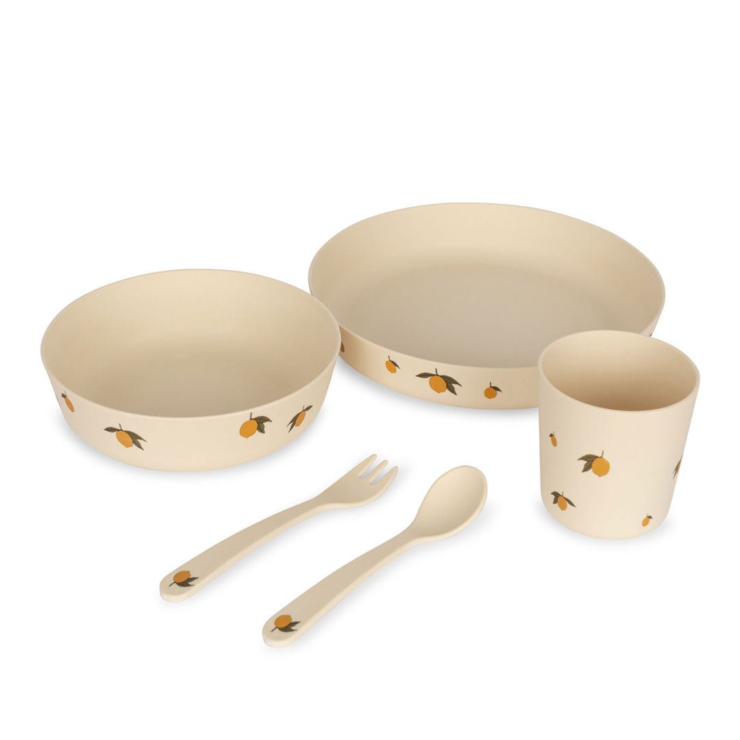 Kindergeschirr "Dinner Set" aus PLA - Lemon - little something
