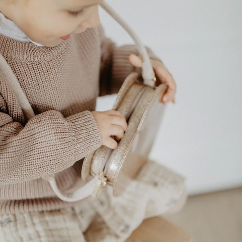 Kinderhandtasche Herz "Glitter" - little something