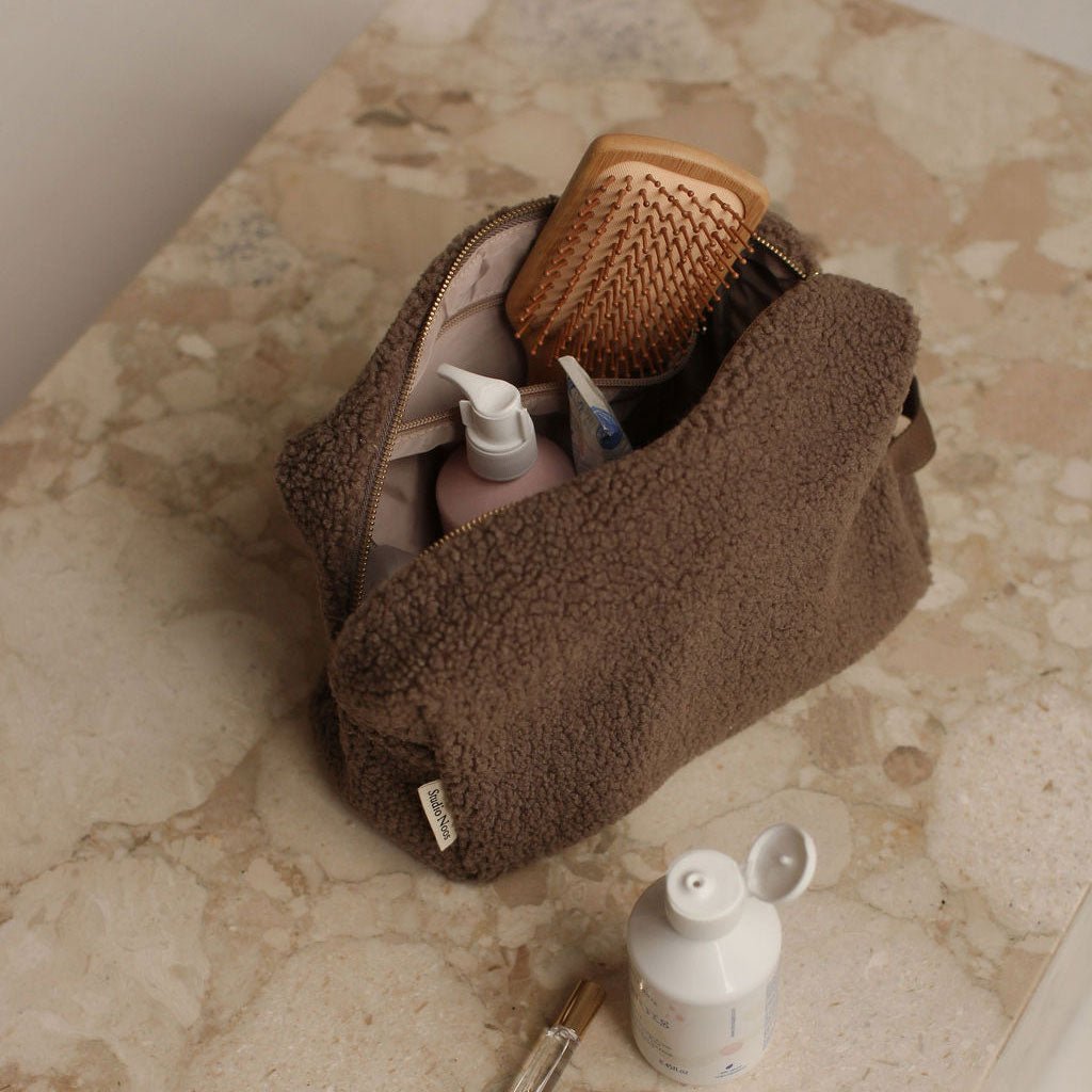 Kosmetiktasche Teddy Studio Noos braun - Large - little something