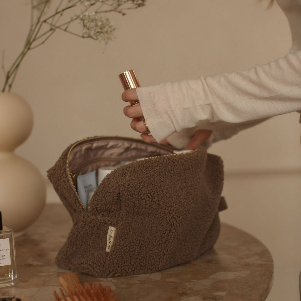 Kosmetiktasche Teddy Studio Noos braun - Large - little something
