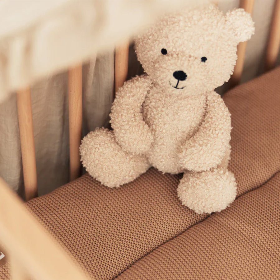 Kuscheltier Teddybär aus Bouclé - Naturel - little something