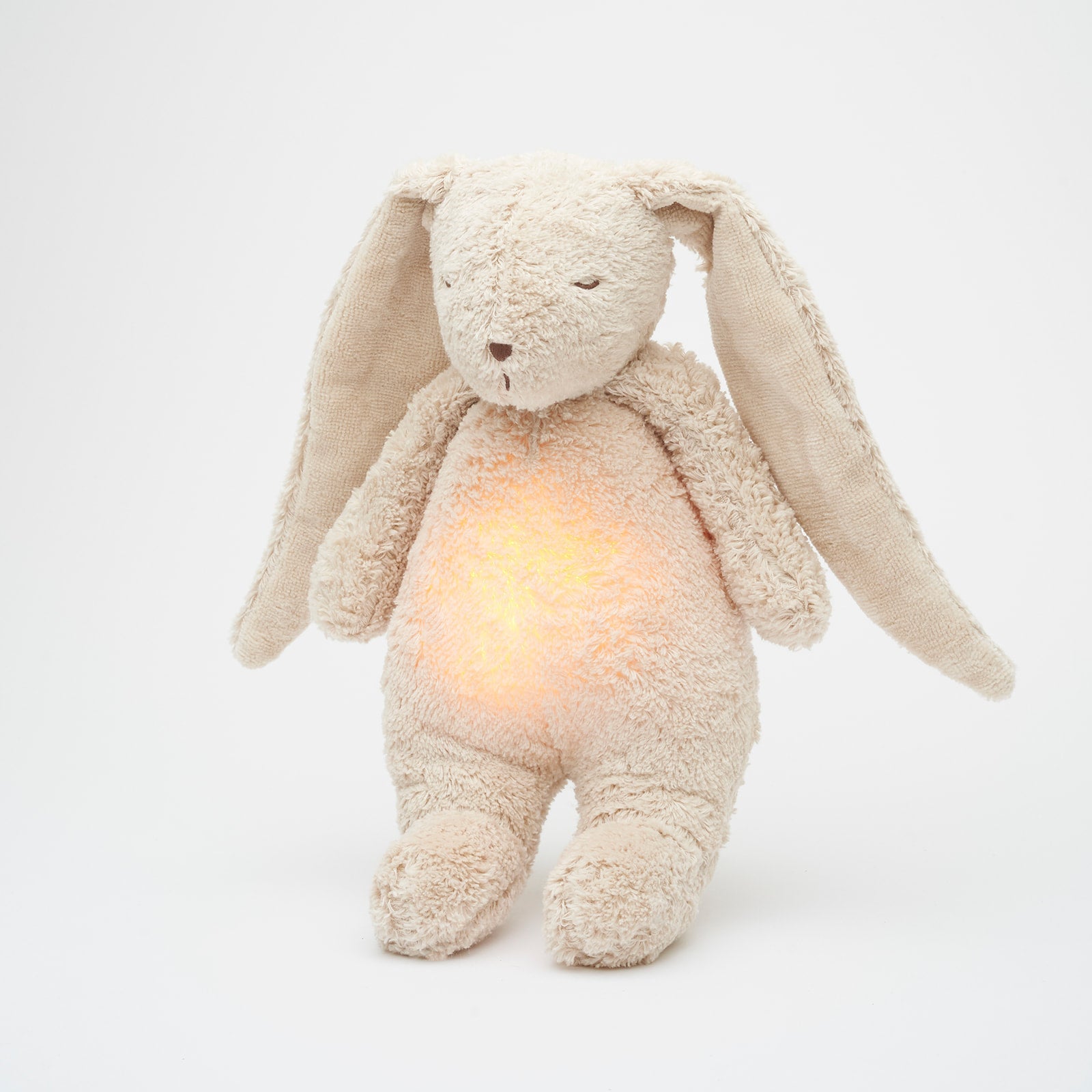 Moonie Hase 2.0 Organic Nachtlicht, Einschlafhilfe & Kuscheltier - Sand natur - little something