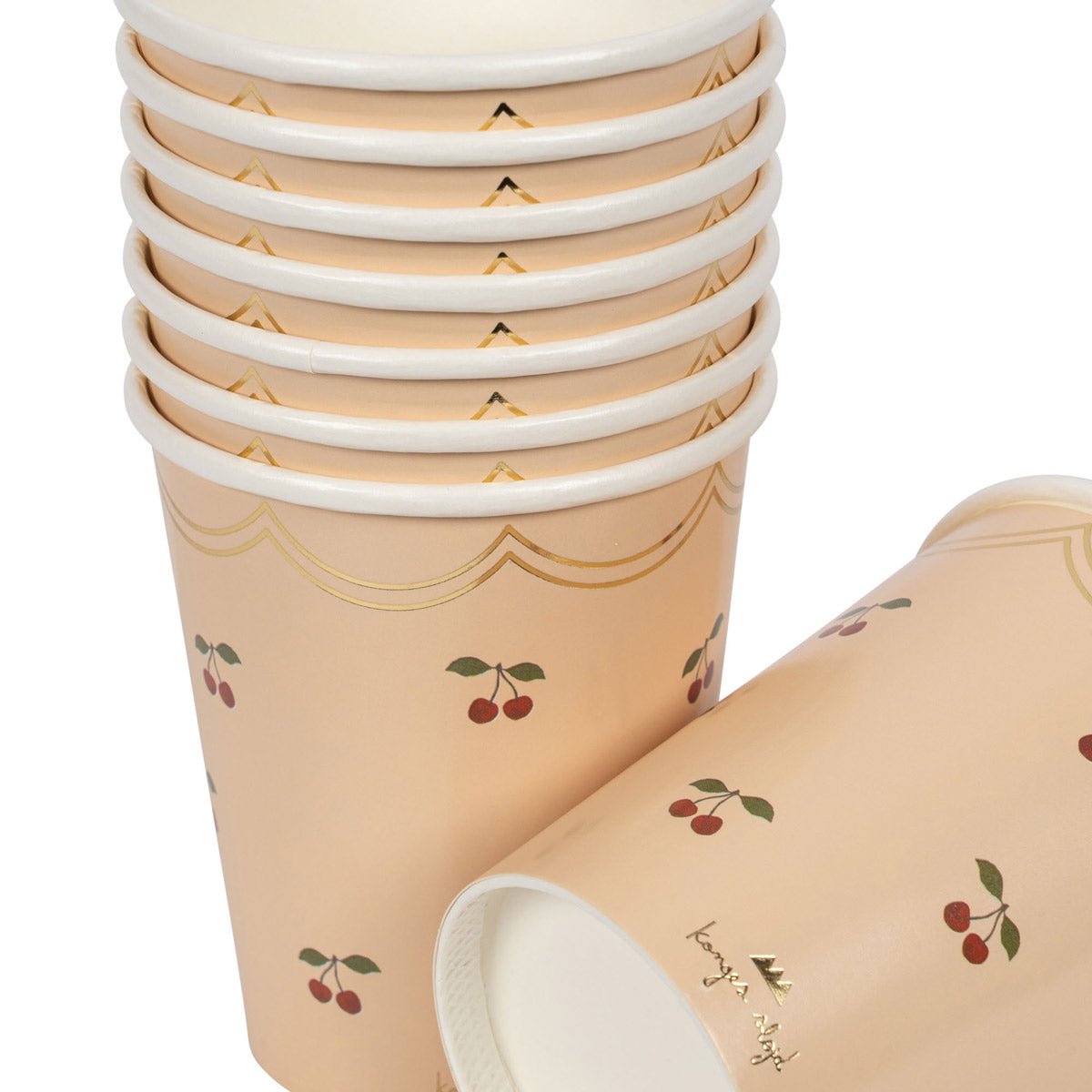 Pappbecher "Cherry" 8er Set - little something