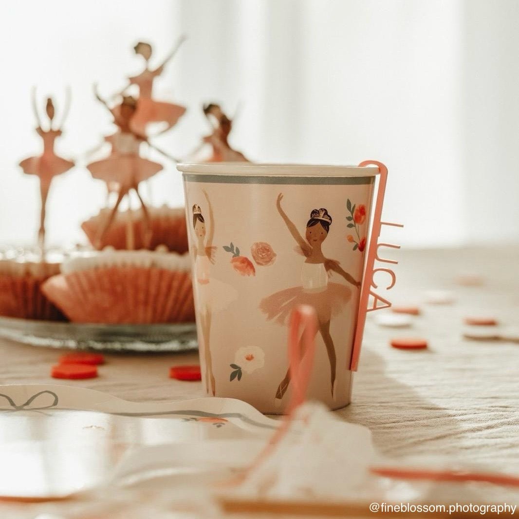 Pappteller "Ballerina" 8er Set - little something
