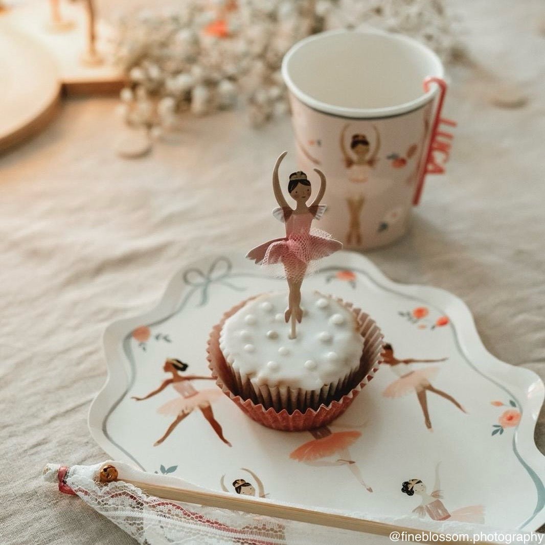 Pappteller "Ballerina" 8er Set - little something