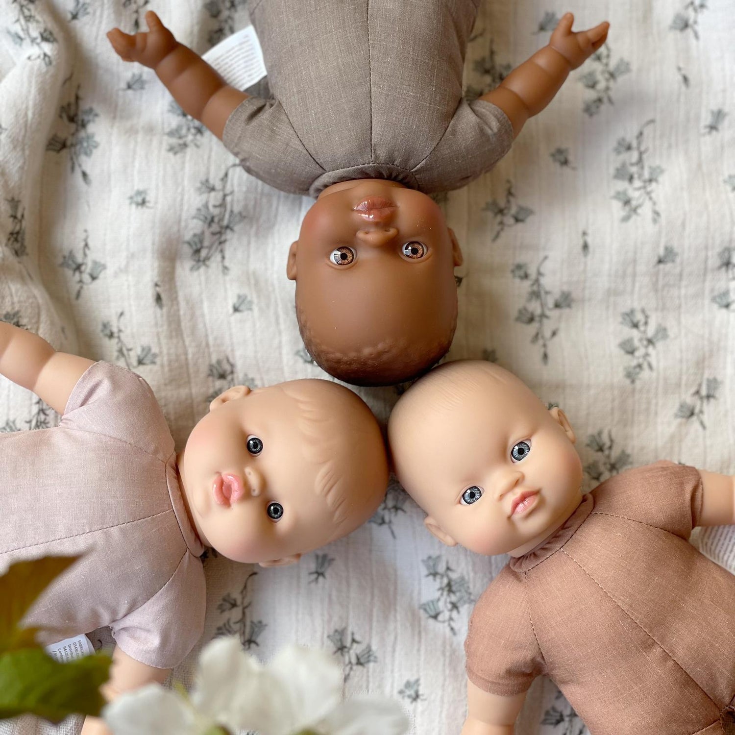 Puppe mit Stoffkörper "Babies" 28cm "Ondine" - little something