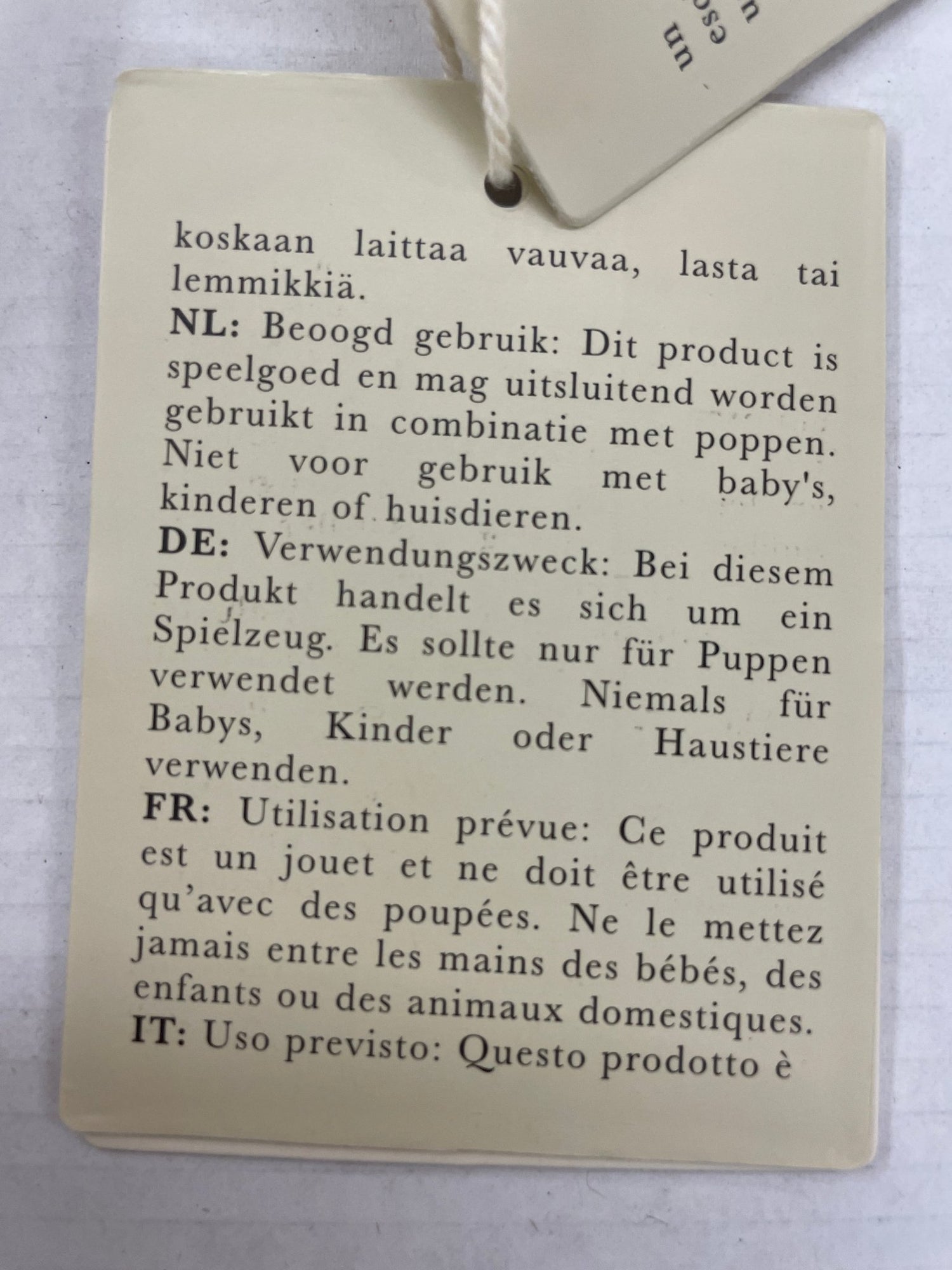 Puppenbettwäsche "Doll Bedding" Lemon - little something