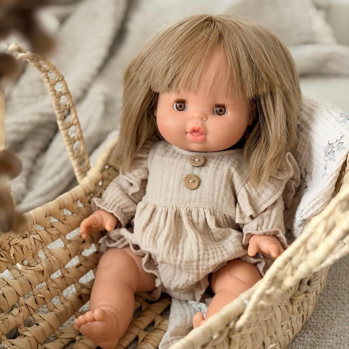 Puppenromper Mocca - little something