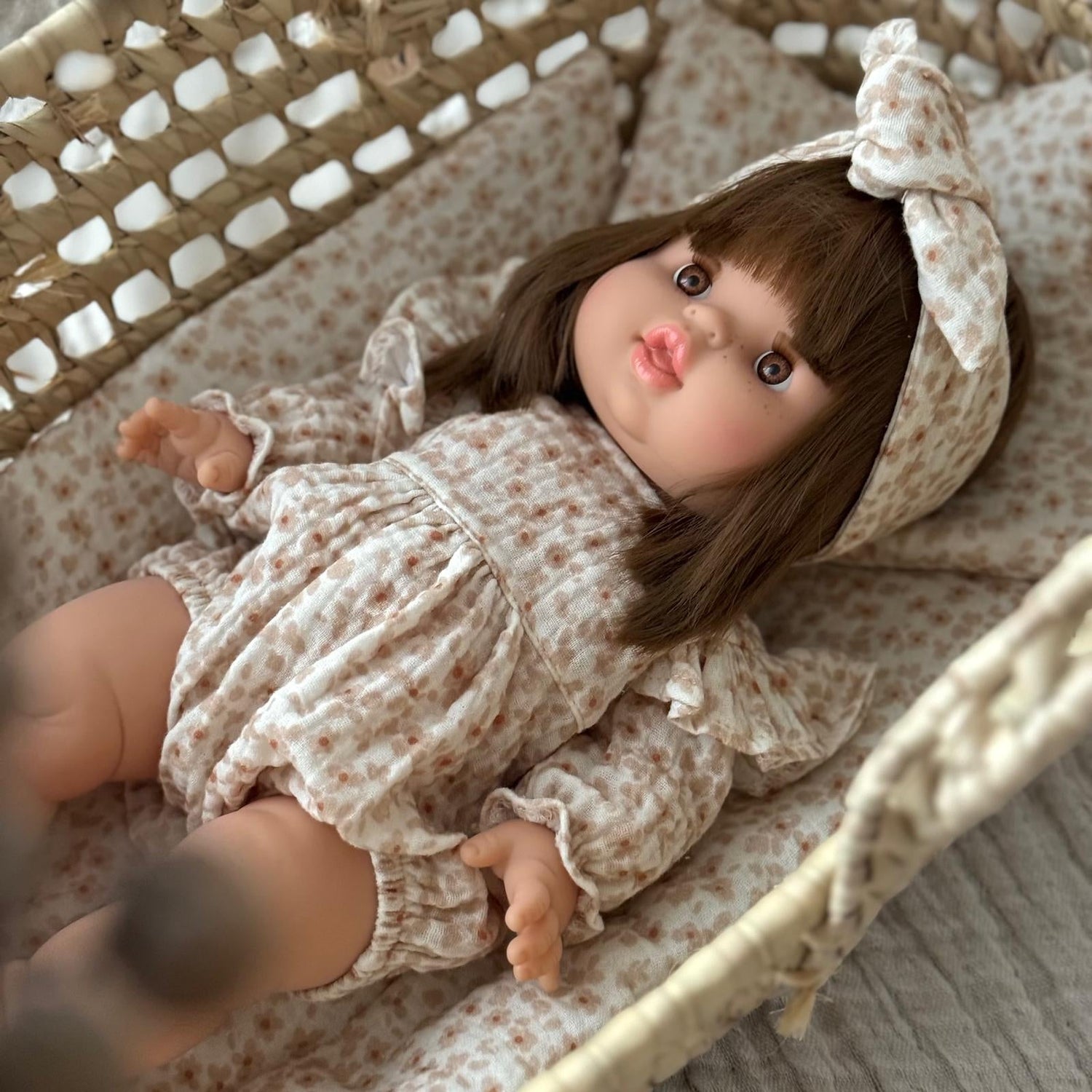 Puppenromper Musselin little flower - little something