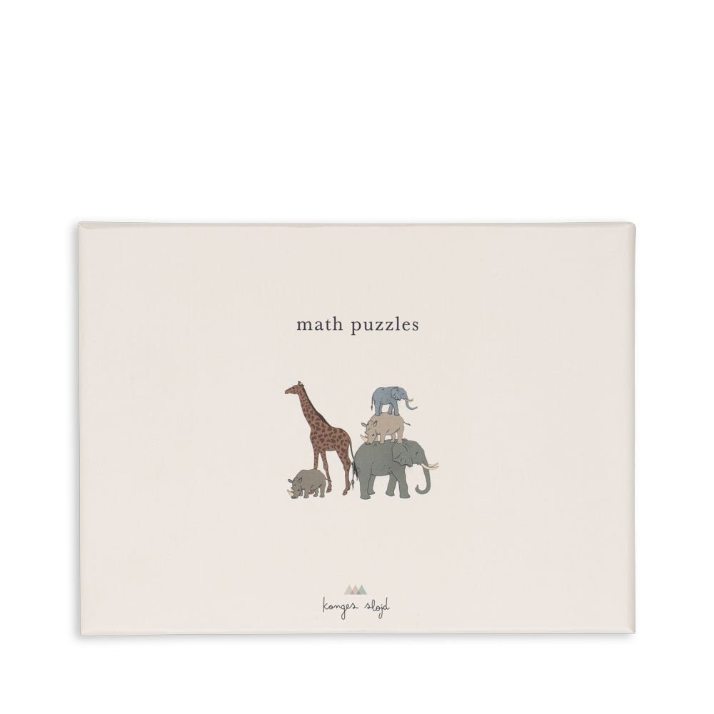 Puzzle mit Zahlen "Cardboard Puzzle Math" - little something