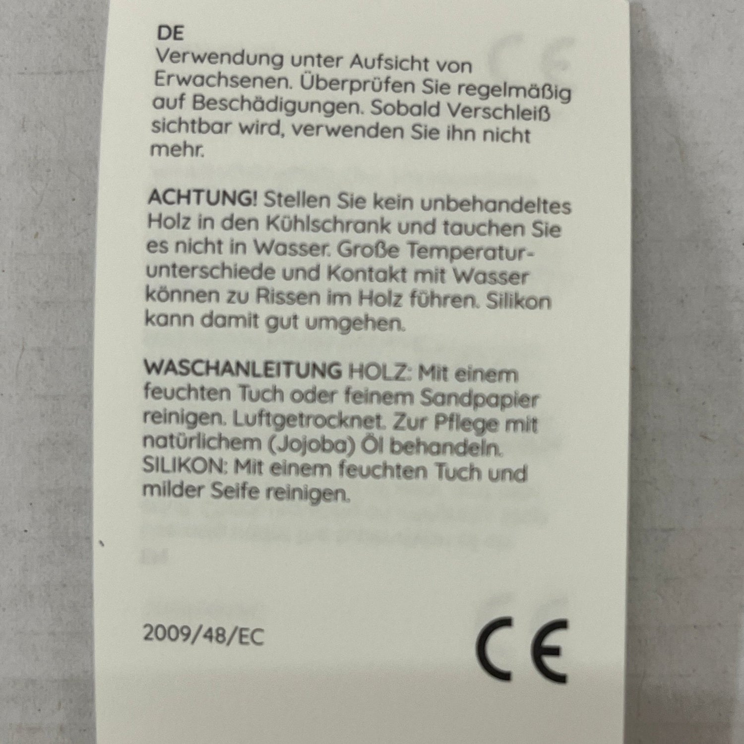 Rassel aus Holz - LEAVES - little something