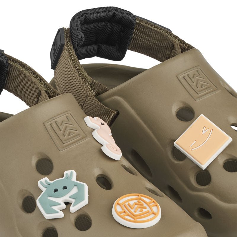 Sandalen inkl. Charms "Milas Sandals" - khaki/black - little something
