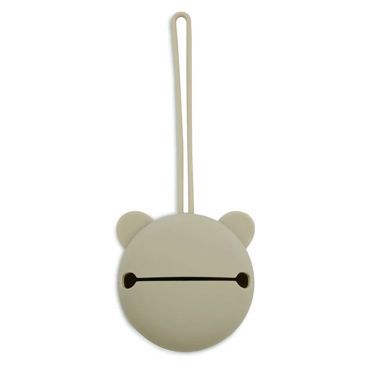 Schnullerbox Bär "Olive Green" - little something