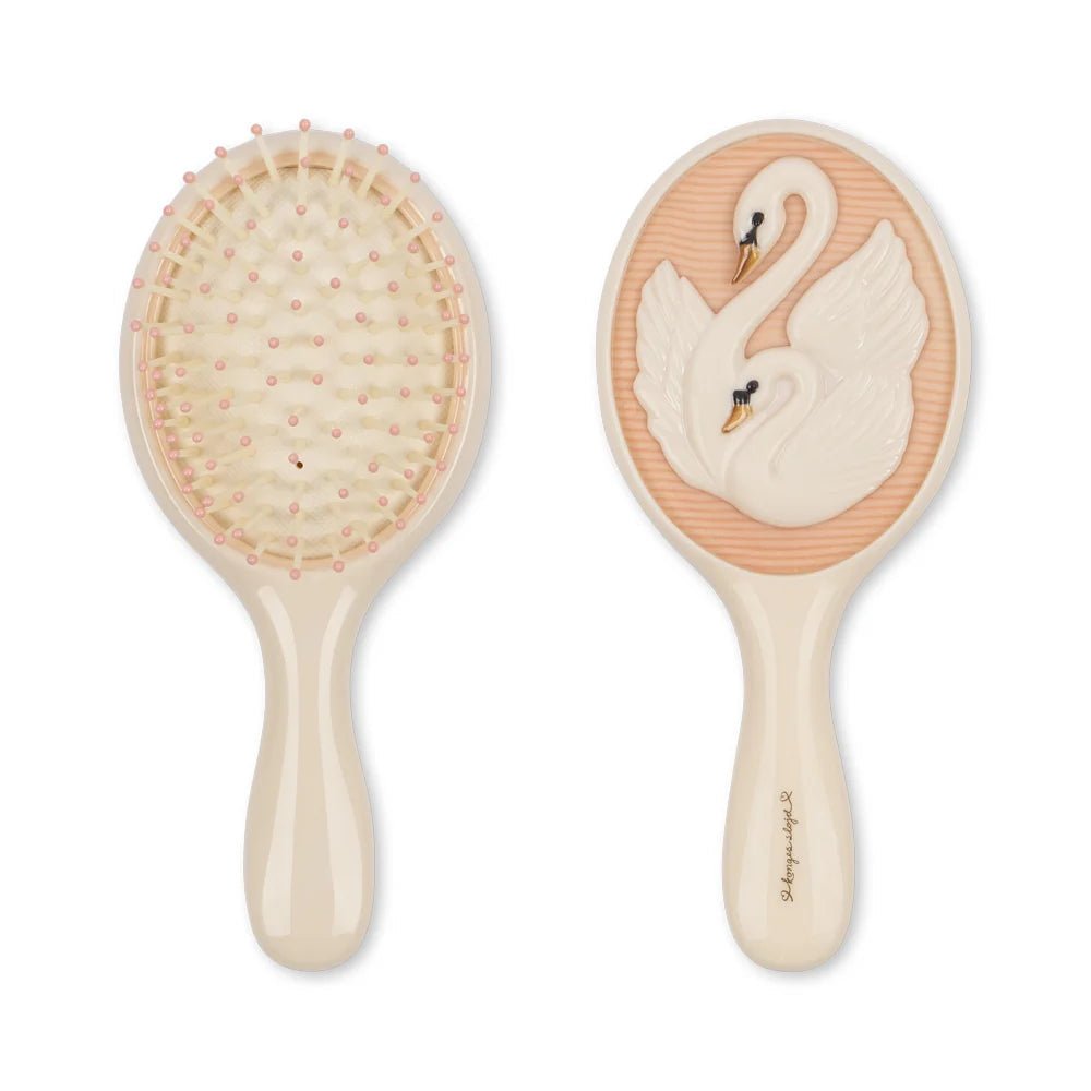 Schwan Haarbürste und Handspiegel "Swan Beauty Set" - little something