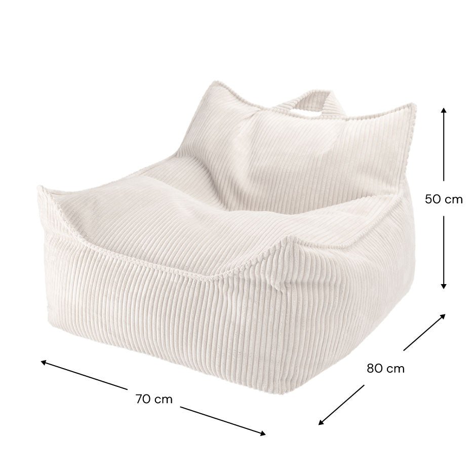 Sitzkissen Cord "Beanbag Marshmallow" - little something