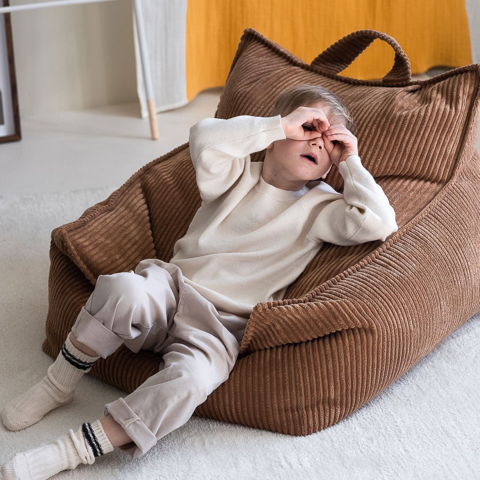 Sitzkissen Cord "Beanbag Toffee" - little something