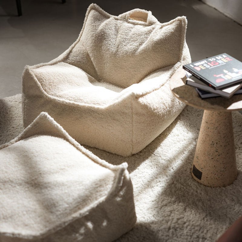 Sitzkissen Teddy "Beanbag Cream White" - little something